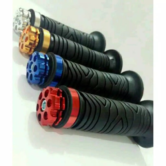 Handgrip Hand Grip Hangrip Karet Empuk Jalu CNC - Universal Untuk Semua Motor