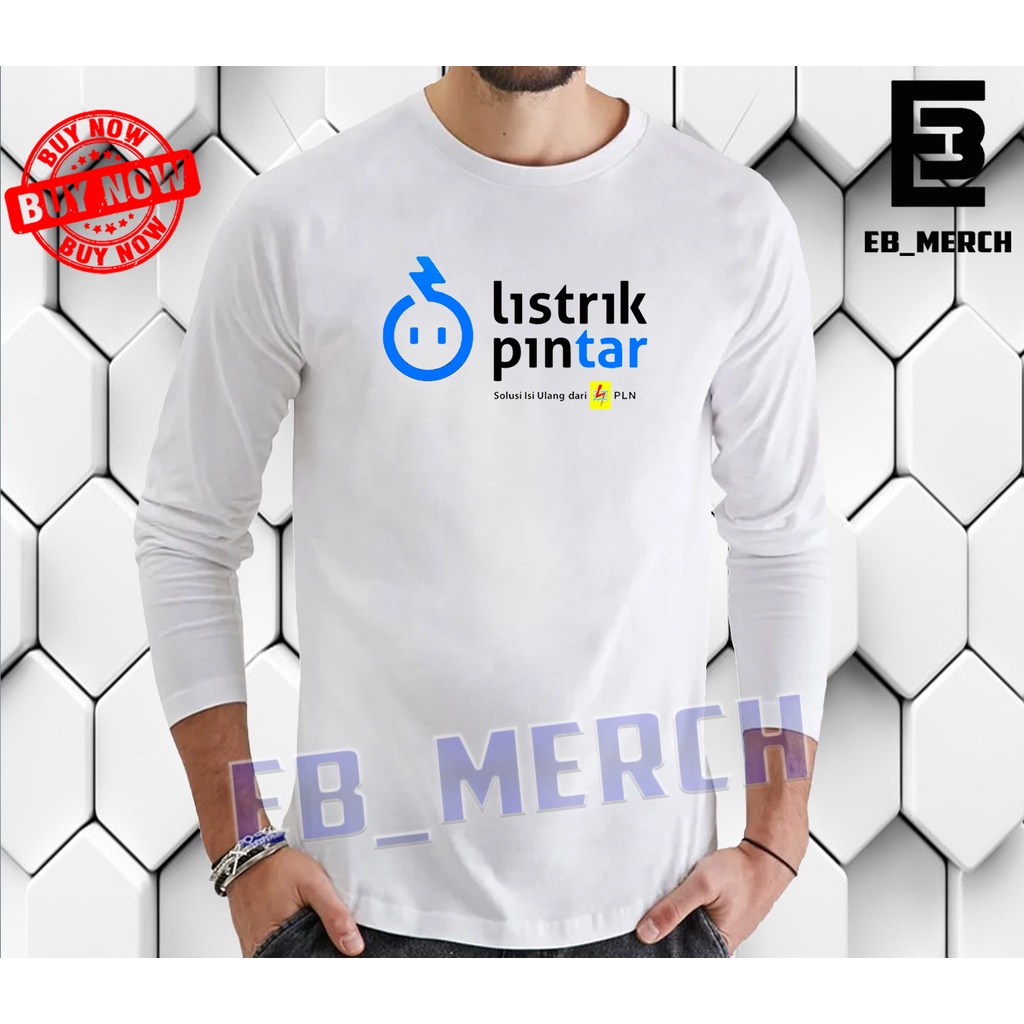 Import Quality MURAH BAJU KAOS LENGAN PANJANG  PT PLN-PERSERO  Pria&Wanita  keren EB_MERCH