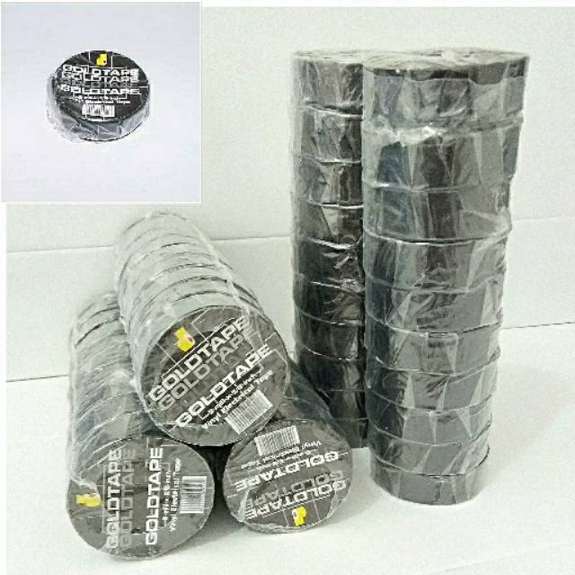 

ORIGINAL Solasi kecil hitam listrik GOLDTAPE