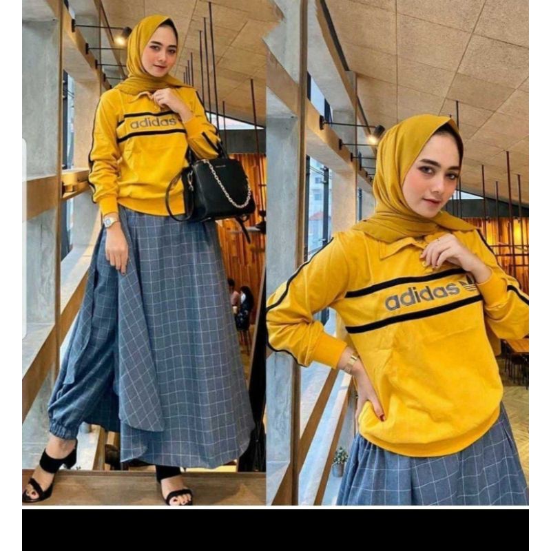 baju murah adidas set/busana wanita murah