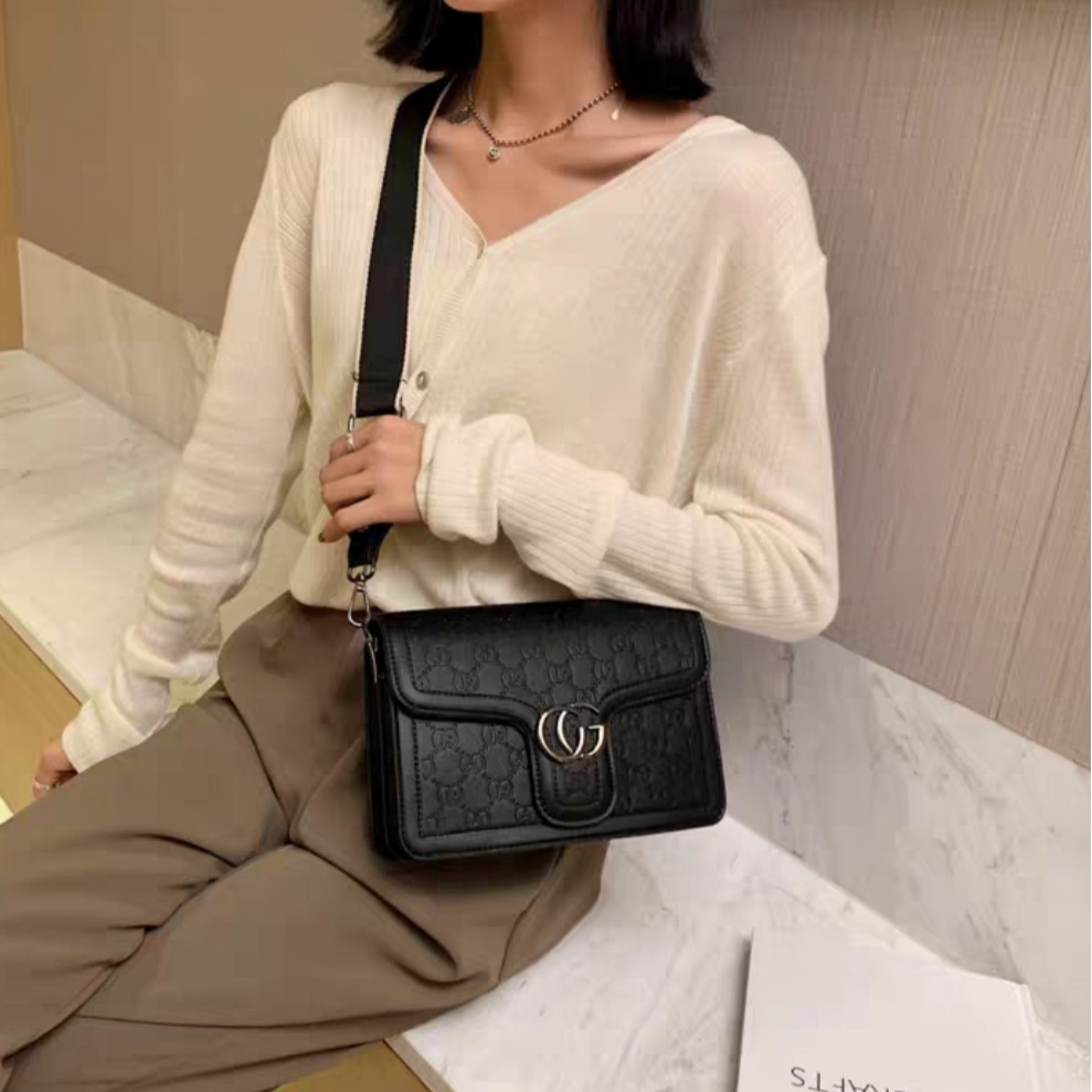 TASHAPPY CR7366 tas SELEMPANG MODIS wanita import model korea supplier tas import 1KG 2TAS EL 5286