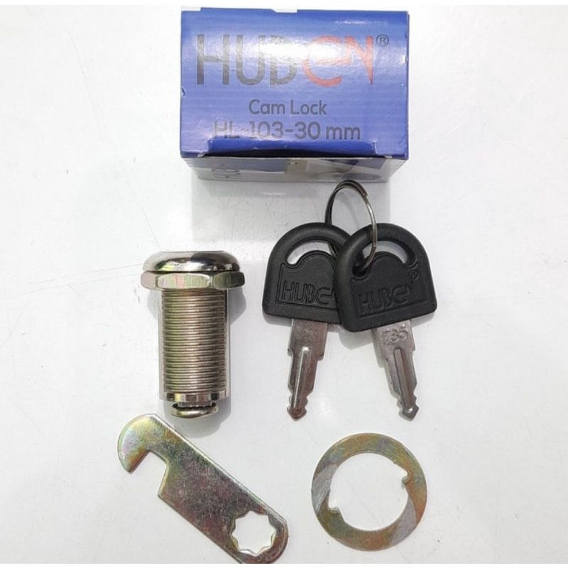 Cam Lock Kunci Laci Huben HL 103-30mm Bagus/Kunci Loker/Kunci Lemari