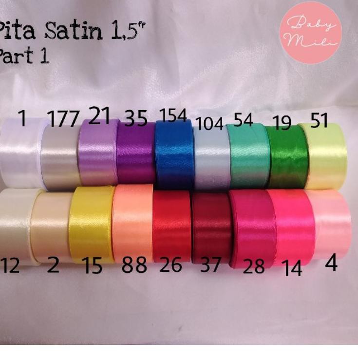 

HITZ 2021 Pita Satin 1,5 inch / 4 cm Per Rol PART 1