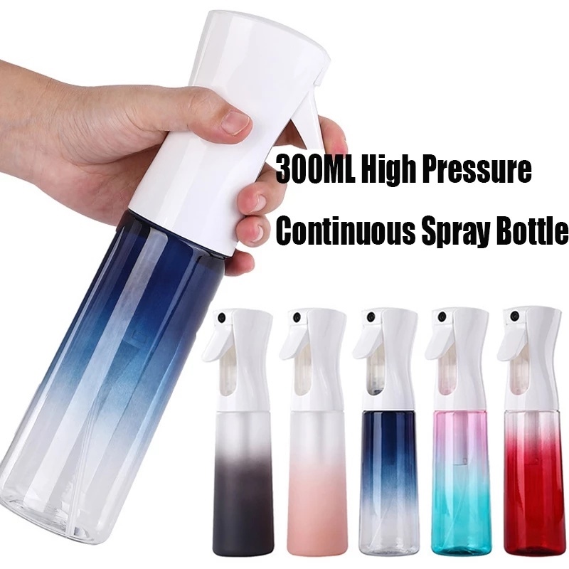 [300ml Large Empty Refillable Perfume,  Water Bottle] [Gradient Color High Pressure Continuous Spray Bottles] [Essential Oils, Perfume Traveling and Outgoing Portable Container]