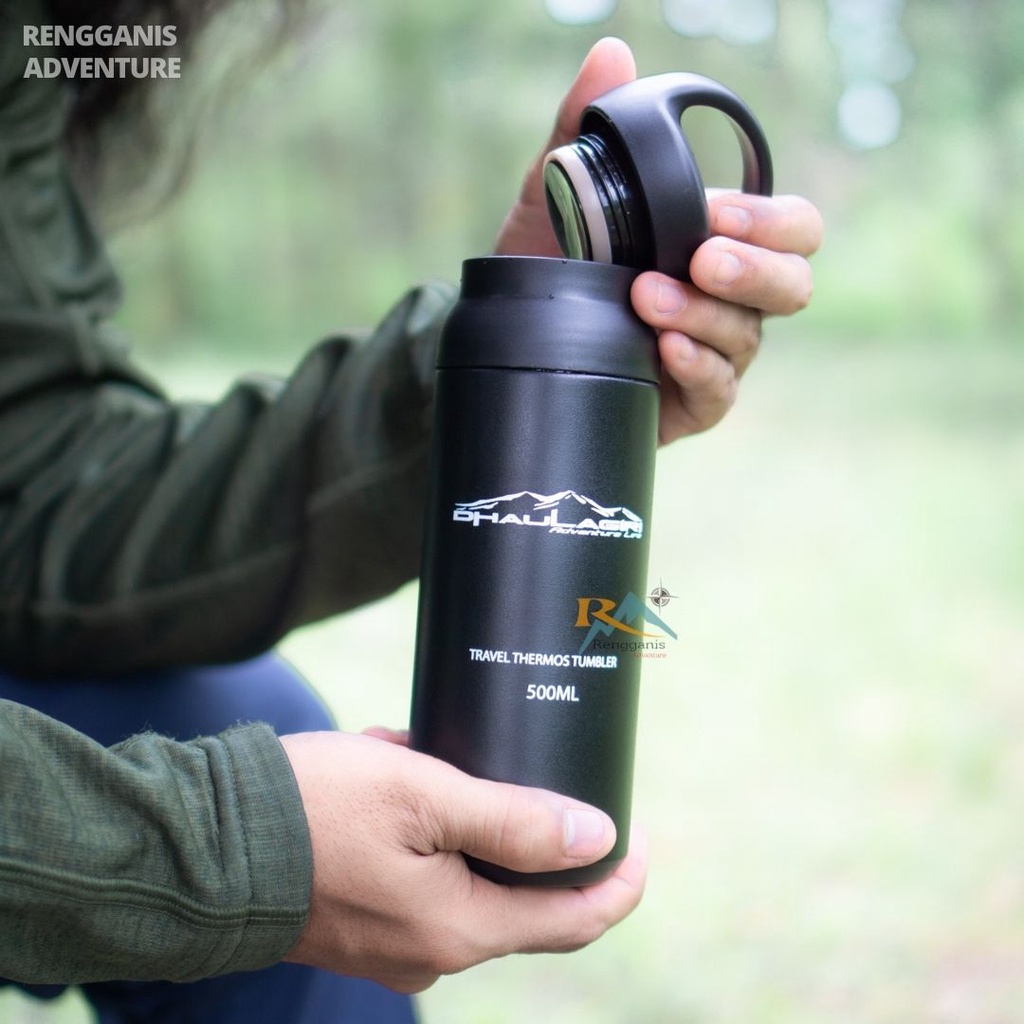 BOTOL MINUM TRAVEL TUMBLR TERMOS DHAULAGIRI 350 ML 500 ML OUTDOOR HIKING SEPEDA OLAHRAGA