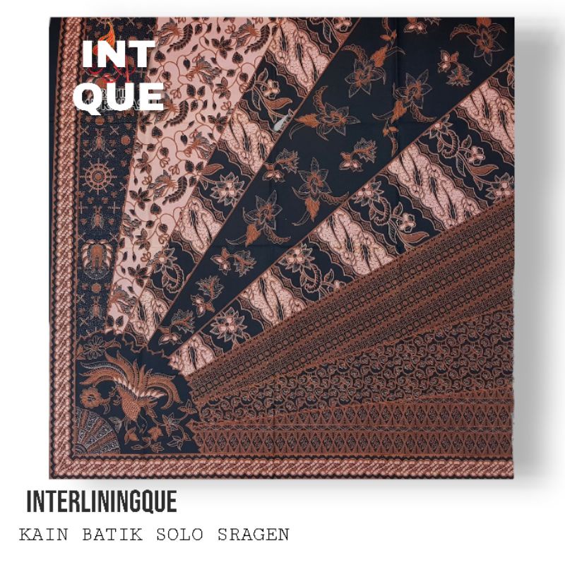Kain Batik Solo Sragen Katun Halus Sinaran Tidak Luntur BJ12-M0304