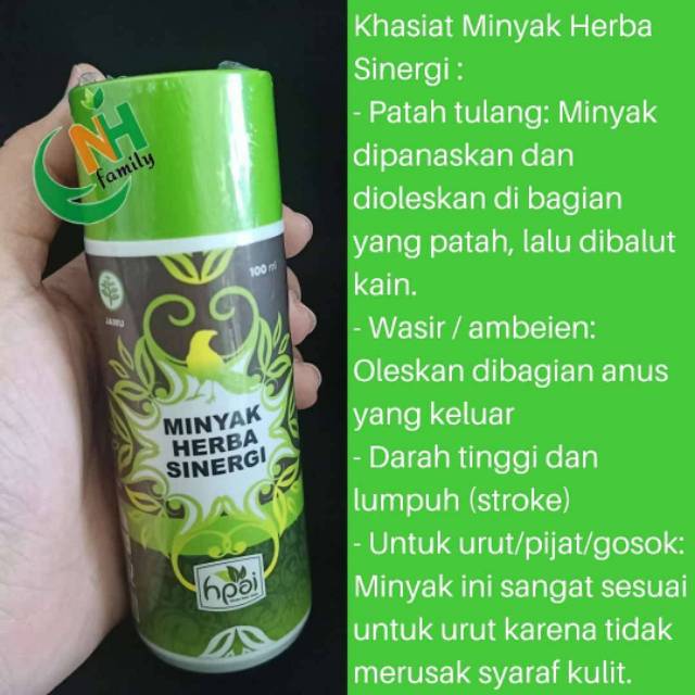 Minyak Herbal Perawatan Kulit Tulang Hpai Shopee Indonesia