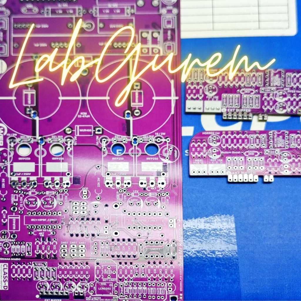 PCB ucd d2k fulbrigde Plus dua buffer FIX REV 3 | WER