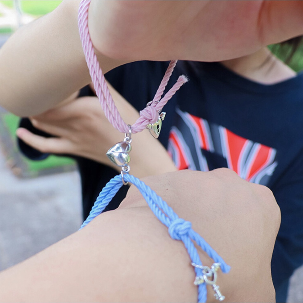 Gelang Couple Magnet 2 pcs Gelang Love Relationship Gelang Pasangan