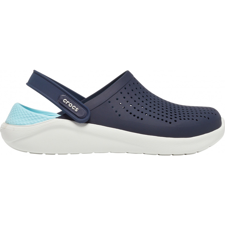 Original Crocs Literide Clog Unisex Pria Original - Navy Skyblue