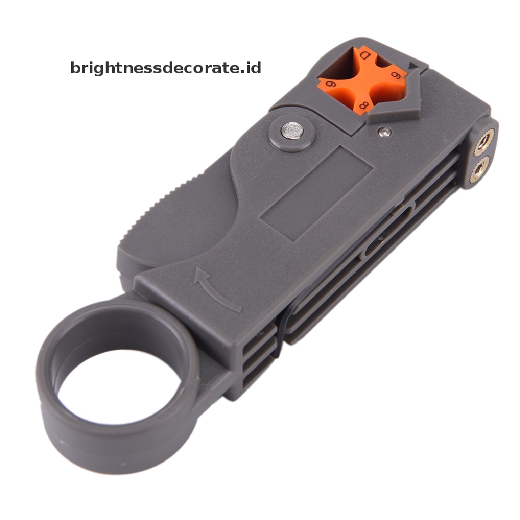 Tang Pemotong Kabel Kawat Otomatis Pisau Ganda Rg6 / 59 Dapat Disesuaikan