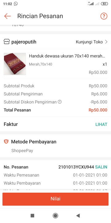 Handuk Dewasa Ukuran 70x140 Merah Putih Motif Terlaris Termurah