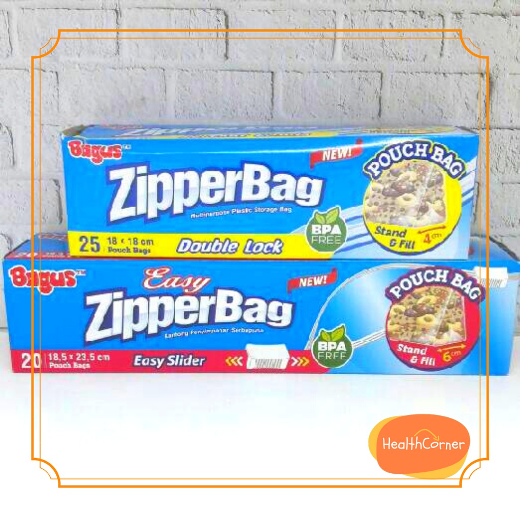 Bagus Zipper Bag with Pouch