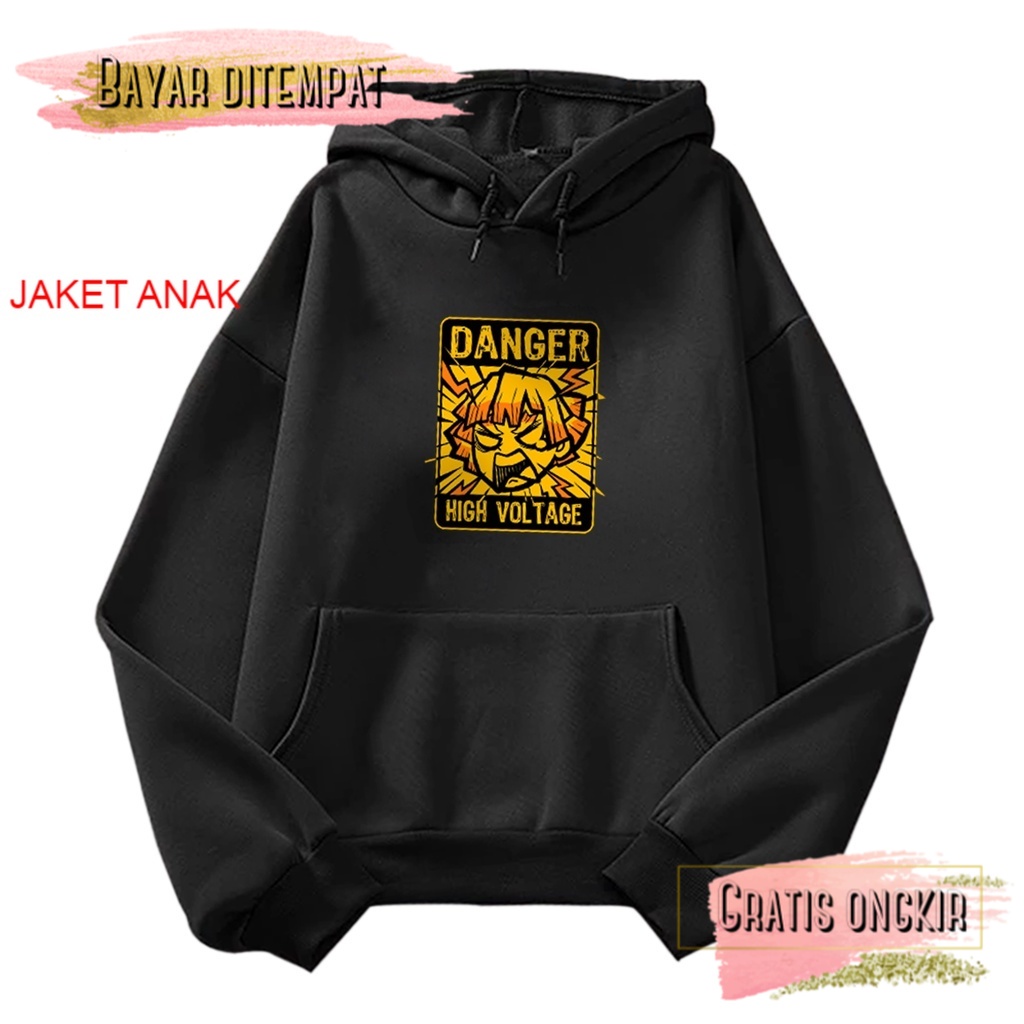 COD JAKET SWEATER M ANAK S SD KECIL Sweater hoodie anak laki laki ZENITSU baju jaket anak cowok cewe