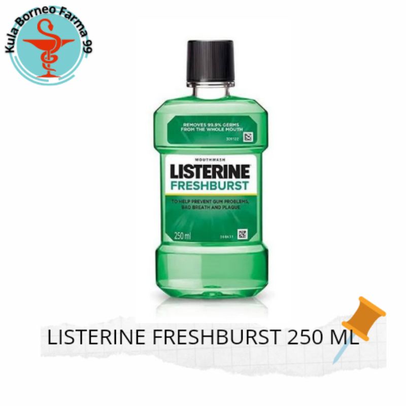 Listerine Freshburst Antiseptic Mouthwash 250 ml/ Obat Kumur