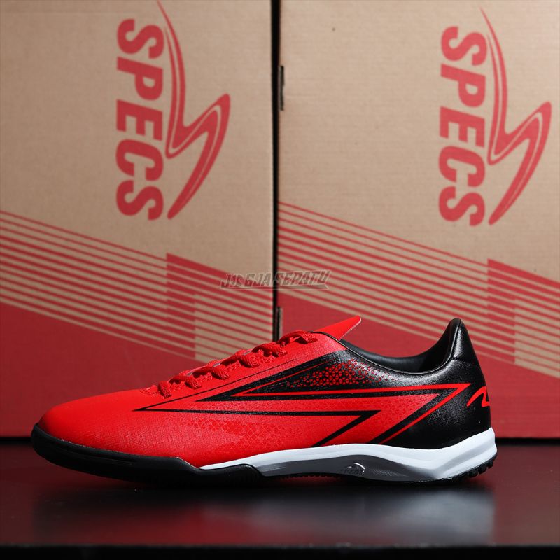 Specs Sepatu Futsal Hyperspeed IN - Highrisk Red/Black