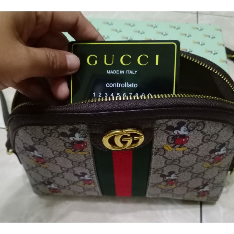 Tas gucci mikey oval