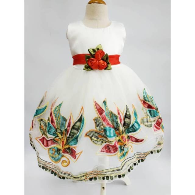 Gaun Anak - 2-8Th Tahun Dress Gaun Anak Premium Ulang Import Pesta