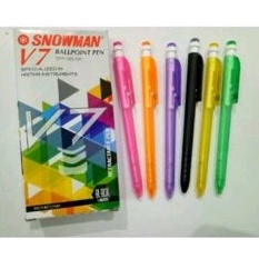 

Pulpen/bolpen Snowman V7 (12pcs)