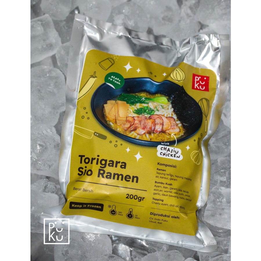 

Torigara Sio Ramen - Chicken Chasiu - PUKU Ready to Cook