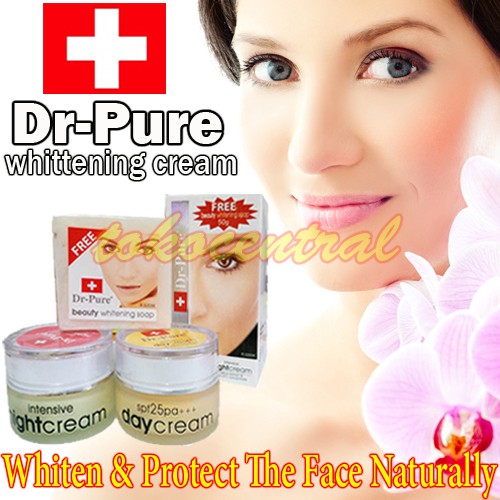 cream muka bpom Dr. Pure original whitening face cream cream pemutih wajah bpom pemutih muka