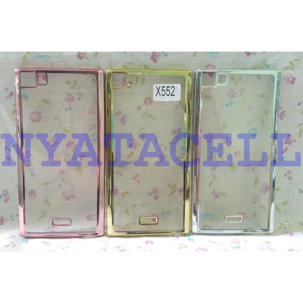 Case List Chrome Infinix Zero 3 X552 /TPU/Softcase/Ultrathin Casing