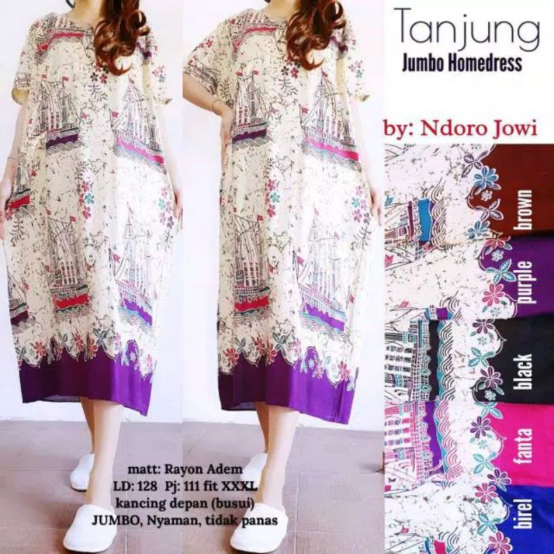 Daster Jumbo Tanjung jumbo homedress by ndoro jowi daster jumbo rayon adem
