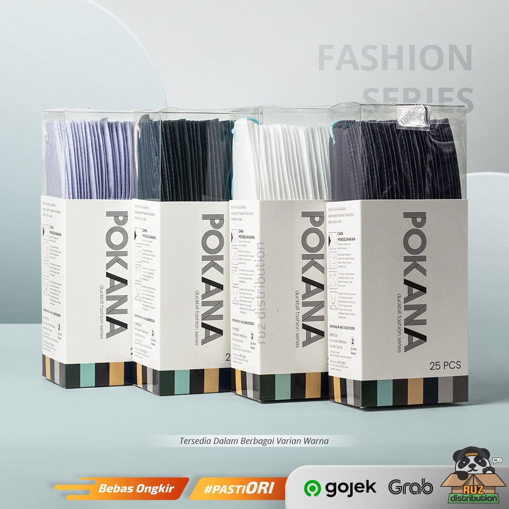 Masker Pokana Fashion Series isi 25 - Duckbill