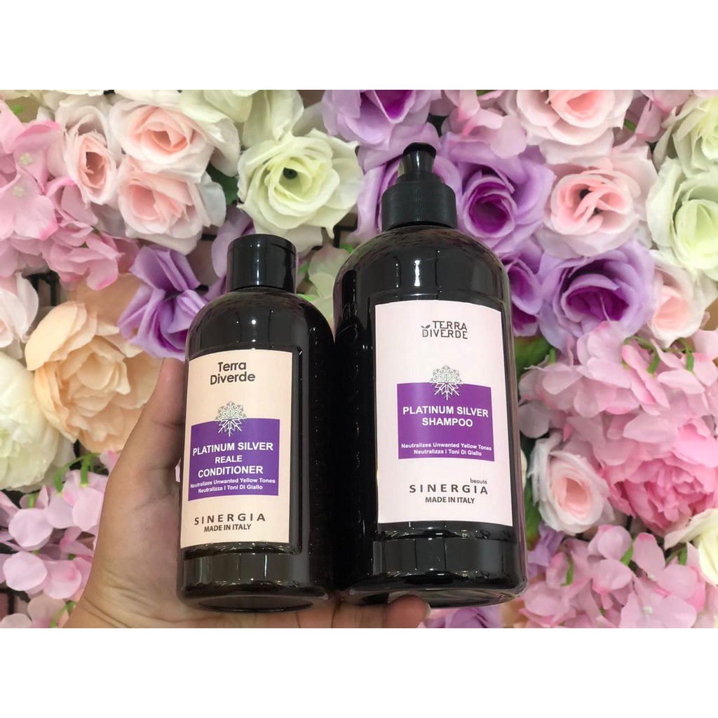 Shampo Silver Terra Diverde Sinergia 500ml + Conditioner