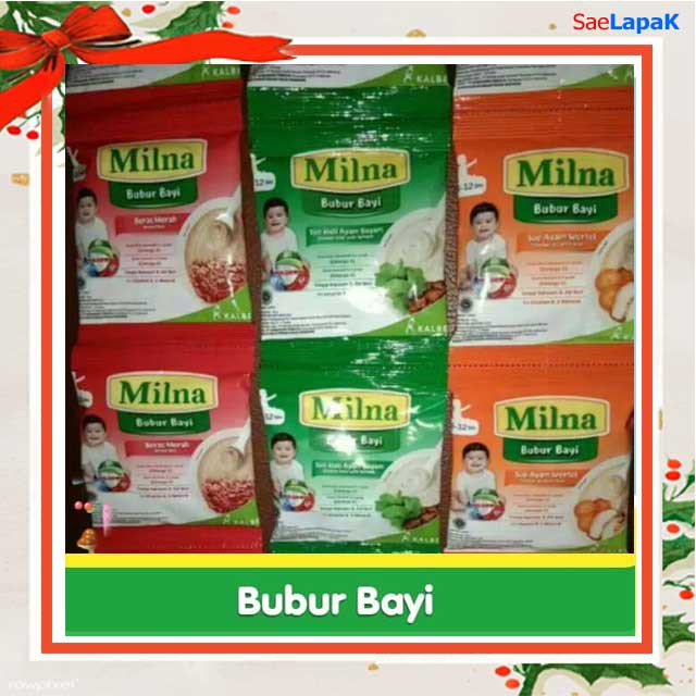 BUBUR MILNA RENCENG 8 SACHET 3 VARIAN RASA 160GR