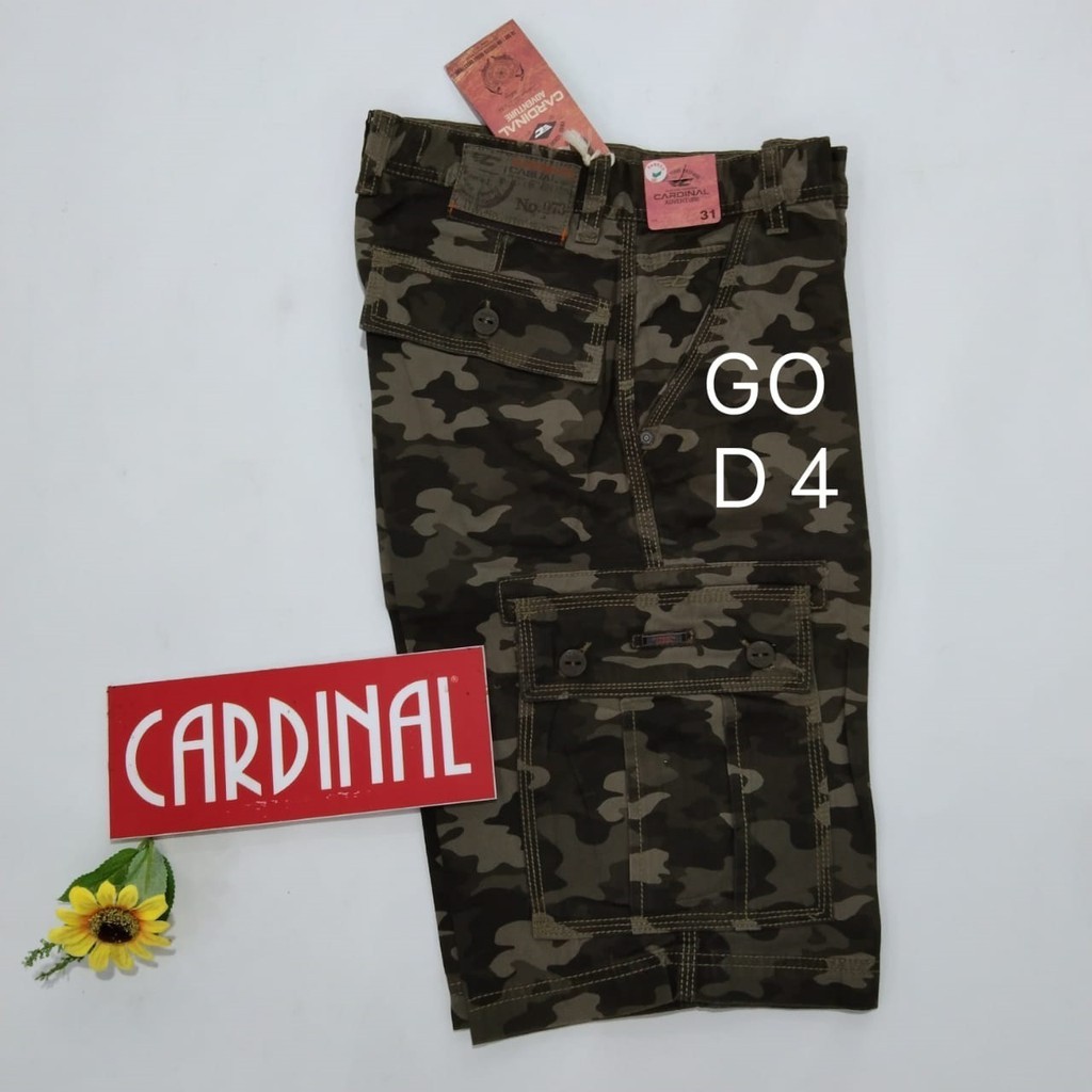 gos  34-KPL CARDINAL KEMPOL CASUAL Celana Pendek Cowok Celana Kempol Fashion Pria Brand Kekinian