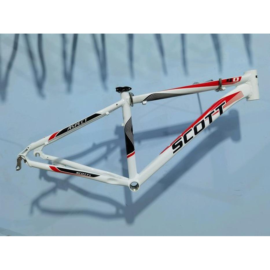 Jual Frame MTB Sepeda Gunung Scott Aspect 4.0 putih Berkualitas