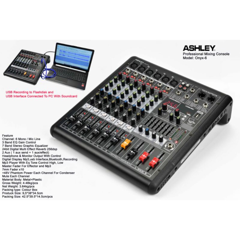 Mixer Ashley Onyx6/Onyx-6 Original