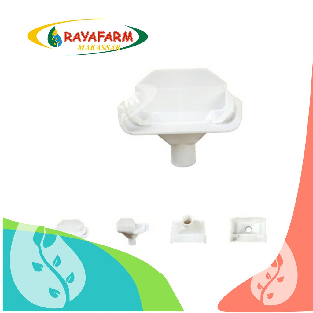 Drain Gully Trapesium - Talang Hidroponik