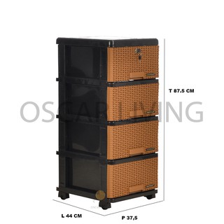 Napolly Contac Lemari Susun Plastik Serbaguna Motif Rattan Napolly Contac Lemari Susun Plastik Serbaguna Motif Rattan