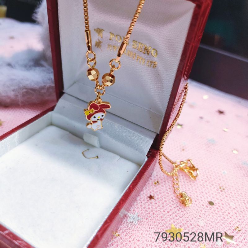 Kalung Koye Anak Titanium Anti Karat Lapis Emas Jewelry528MR