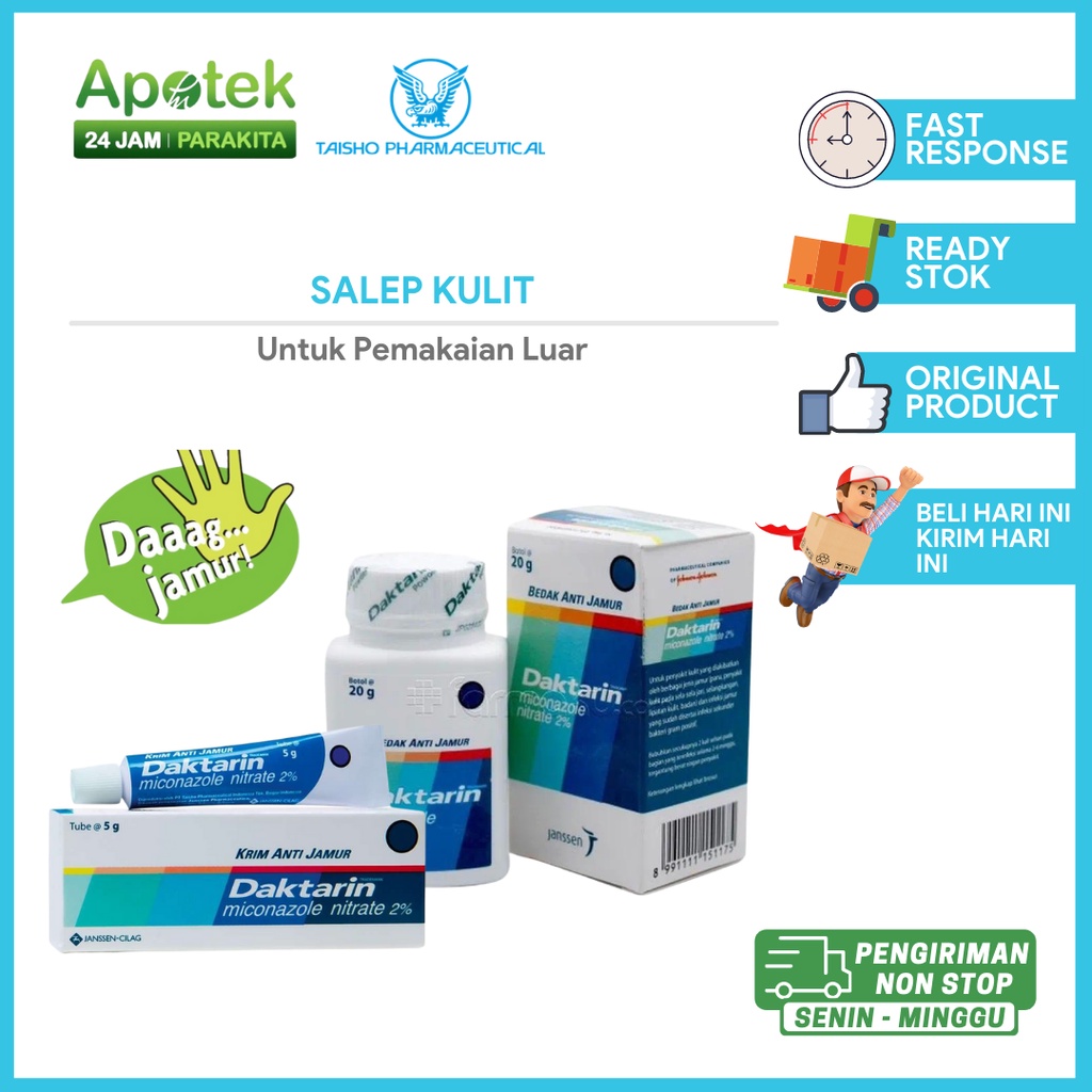 Daktarin krim dan Daktarin Diapers mengatasi penyakit kulit akibat jamur dan ruam popok