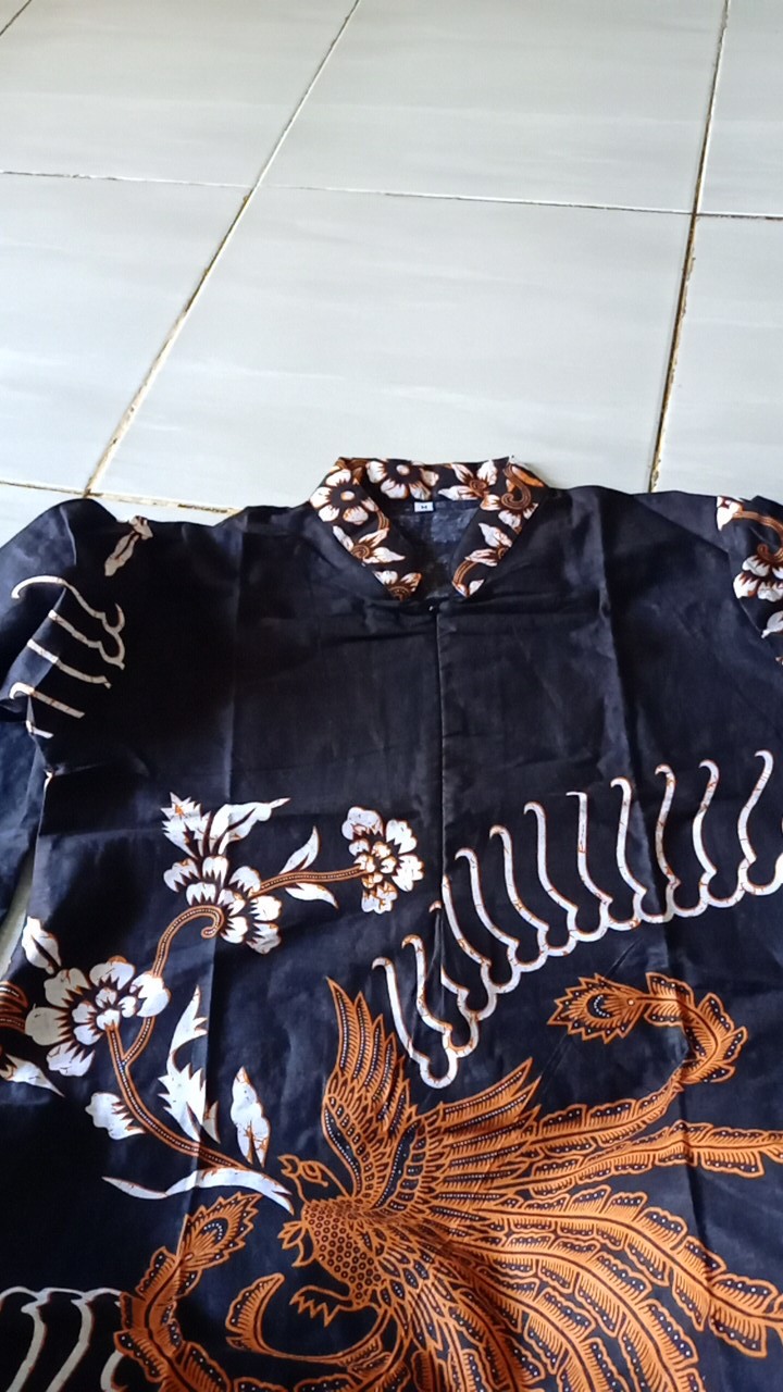 Batik Atasan  Cewek Maura Couple - Sania Ruffle Batik Couple Ori Ndoro