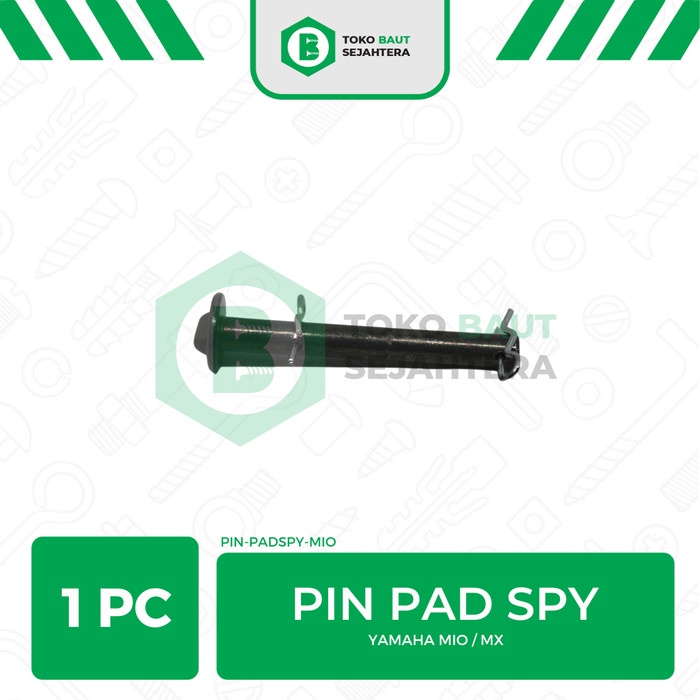 PIN-PEN-BAUT TAHANAN DISCPAD-KALIPER REM CAKRAM DEPAN MIO-SOUL-SMILE