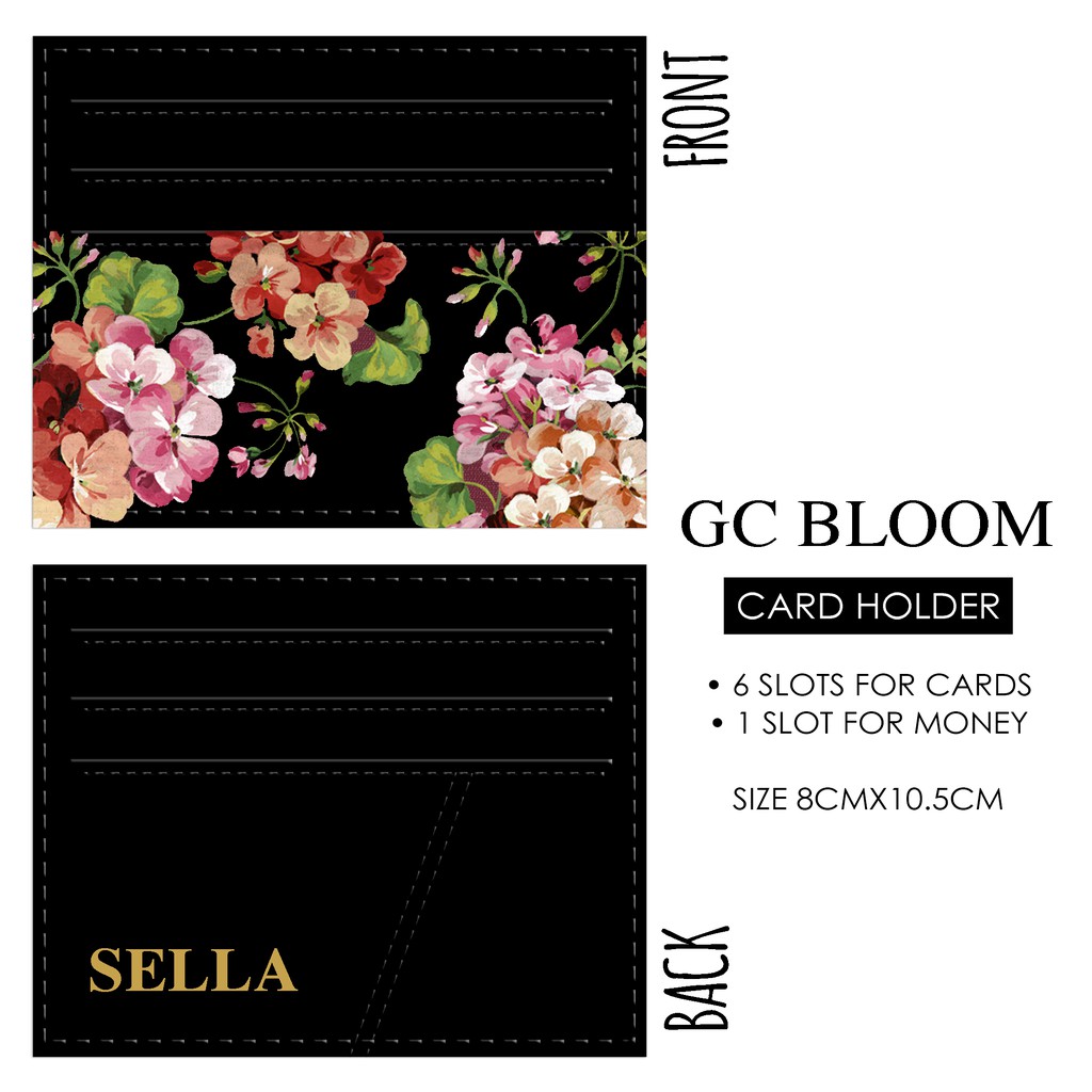 Cardholder CUSTOM Dompet Kartu 6Slot 12 Slot bisa request gambar kasih nama kado