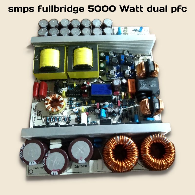 Jual smps fullbridge dual pfc slim 65vct- 90vct.5000 watt | Shopee