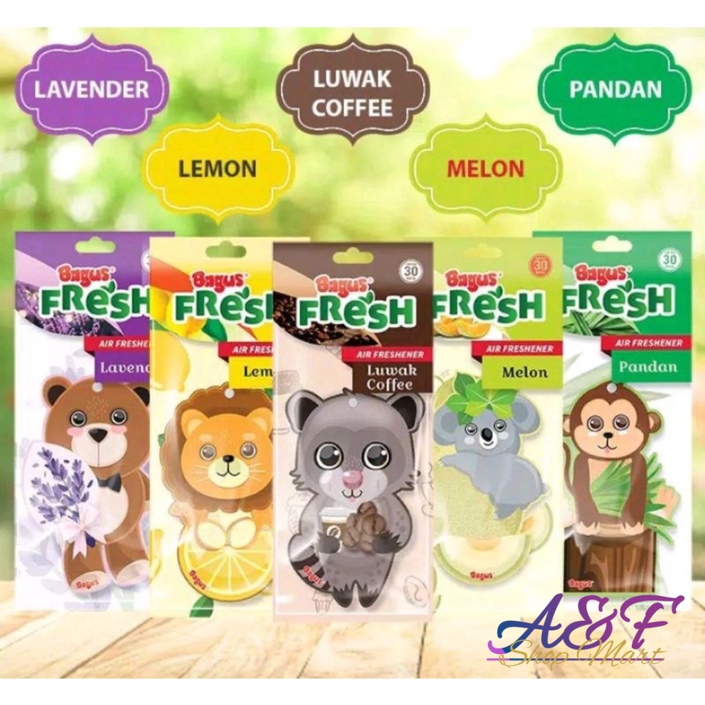 BAGUS Fresh Air Freshener - Pengharum Ruangan Mobil