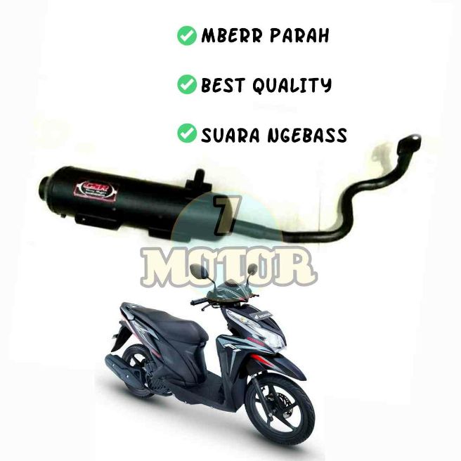 KNALPOT BOBOKAN VARIO 125 MBER