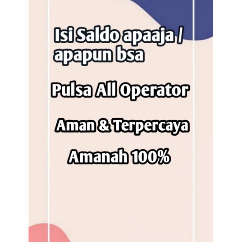 isi ulang pulsa all operator