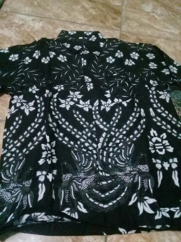 Diskon Bswart Batik Hrb026 Kenongo Hem Pendek Padi Pekalongan M L Xl Batik Pria Murah Modern Grosir