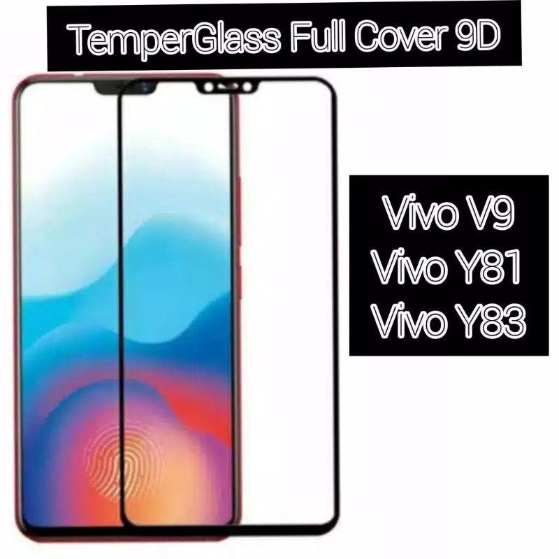 TAMPERED GLASS TG ANTI GORES VIVO V9 Y81 Y83 FULL LAYAR