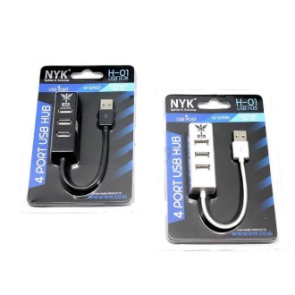 USB Hub 2.0 NYK H-01 4port USB Sambungan