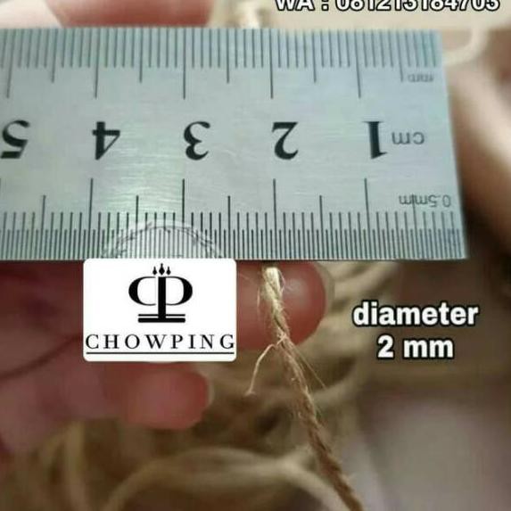 

【rPX】 Per ROLL 50 Meter - Tali Rami / Hemp Rope / Tali Benang Goni Vintage