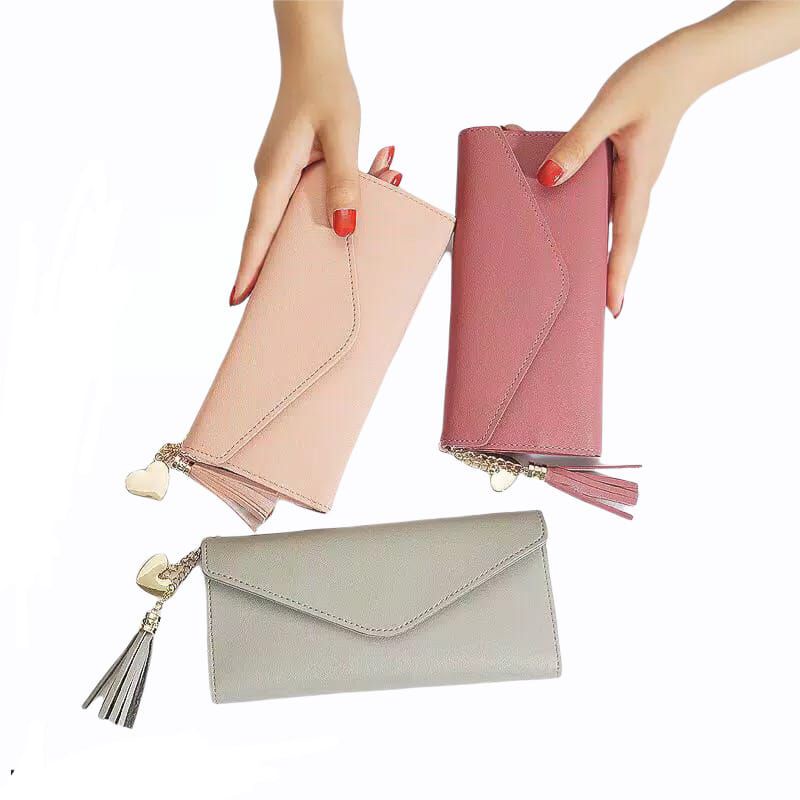 EV - Dompet Lipat Panjang 8802 Dompet Wanita Envelope