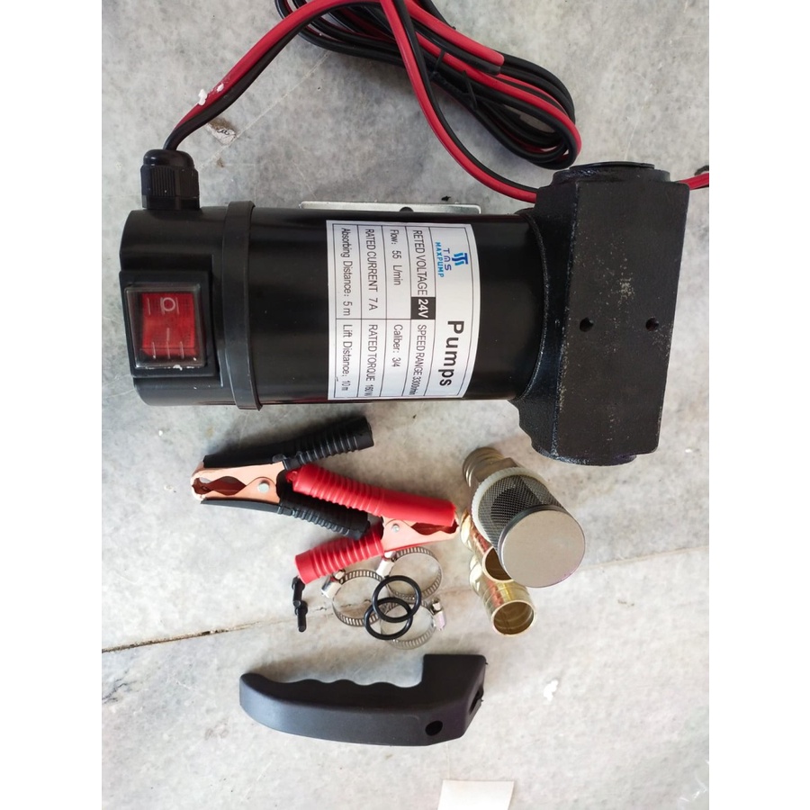 Pompa Celup Oli Portable 24v Diesel Pump Oli Minyak Pompa Minyak 55L